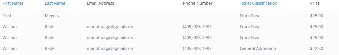 Customers and Event Producers Can Reassign Tickets
